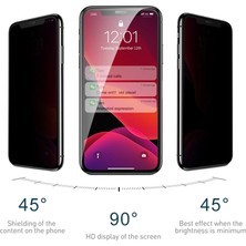 Microsonic Apple iPhone 11 (6.1'') Privacy 5D Gizlilik Filtreli Cam Ekran Koruyucu Siyah