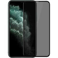 Microsonic Apple iPhone 11 Pro (5.8'') Privacy 5D Gizlilik Filtreli Cam Ekran Koruyucu Siyah