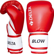 Delta Blow Dura-Strong Kırmızı-Beyaz Boks Eldiveni