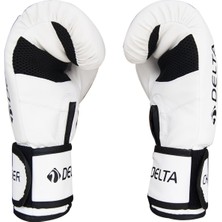 Delta Challenger Dura-Strong Beyaz-Siyah Boks Eldiveni