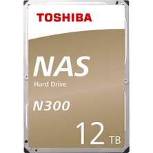 Toshiba N300 12TB 7200RPM 3.5'' 256MB Cache Sata 3 NAS Disk HDWG21CUZSVA