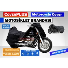 Coverplus Honda Vt 800 Shadow Motosiklet Brandası Siyah
