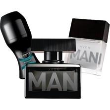 Avon Man Erkek Parfüm 75 ml Edt 3 Lü Set