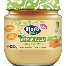 Hero Baby Ilikli Kemik Sulu Karışık Sebzeli Mama (12 Adet)