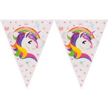 Kikajoy Unicorn Lisanslı Üçgen Bayrak Afiş