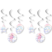 Kikajoy Unicorn Spiral Sarkıt Süs 6'lı