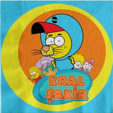 Kikajoy Kral Şakir Action Kağıt Peçete 33 x 33 cm 16'lı