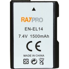 Raypro Nikon Için EN-EL14 EN-EL14A Batarya Pil