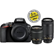 Nikon D3500 Af-P 18-55MM Vr 70-300MM Vr (Distribütör Garantili)