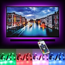 Triline Tv Arkası Uzaktan Kumandalı Rgb LED Şerit Aydınlatma Seti 1 M