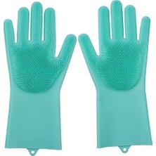 Magic Gloves Sihirli Bulaşık Eldiveni Mutfak Banyo Temizleme Fırçası Oto Ev Iş