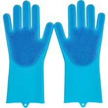Magic Gloves Sihirli Bulaşık Eldiveni Mutfak Banyo Temizleme Fırçası Oto Ev Iş