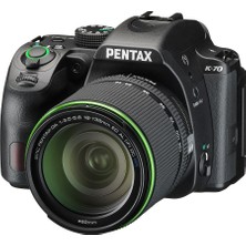 Pentax K-70 Siyah Gövde + Hd Pentax-Da 18-50 mm Lens + Da 50-200 mm Lens Kit