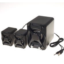 Platoon PL-4243 Mini 2+1 USB Multimedia Speaker