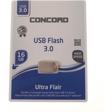 Concord C-3U USB 3.0 Metal Mini 16GB Flash Bellek