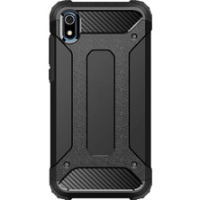 Microcase Xiaomi Redmi 7A King Serisi Armor Perfect Koruma Kılıf - Siyah