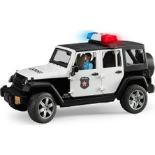 Bruder Jeep Wrangler U.R Polis Aracı Ve Memur - BR02526