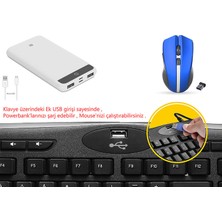 Everest KB-799 Siyah USB 1*USB Hub Türkçe Q Multimedia Klavye