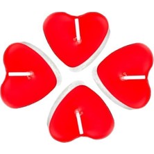 Pandoli Kalpli Tea Lights Mum 50 Adet Kırmızı Renk
