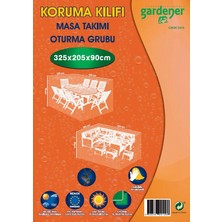 Gardener GRDC201E Masa Takımı Koruma Örtüsü / Kılıfı PE (325 cm x 205 cm x 90 cm)