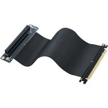 Deep Cool PEC 300 Her İki Uç Standart PCI-E 16X 164-PIN Ekran Kartı Uzatma Kablosu 250 mm