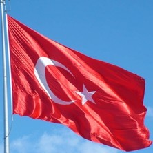 Türk Bayrağı 70X105CM. Raşel Kumaş