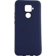 Case 4U Huawei Mate 30 Lite Kılıf Klasik Mat Renkli Yumuşak Premier Silikon Lacivert