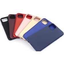 Case 4U Apple iPhone 11 Pro Max Kılıf Klasik Mat Renkli Yumuşak Premier Silikon Siyah