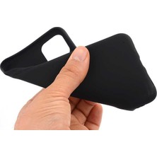 Case 4U Apple iPhone 11 Pro Max Kılıf Klasik Mat Renkli Yumuşak Premier Silikon Siyah