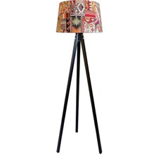 Lambada Beta 3 Ayak Serisi Tripod Lambader Kilim Desen Siyah Ayak