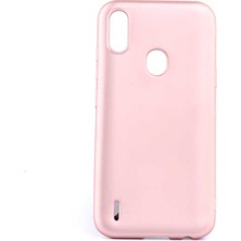 Tekno Grup Casper Via E3 Kılıf Mat Premium Silikon Kılıf - Rose + Nano Ekran Koruyucu