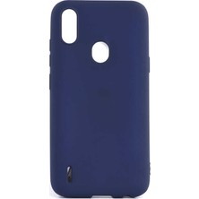 Tekno Grup Casper Via E3 Kılıf Mat Premium Silikon Kılıf - Lacivert + Cam Ekran Koruyucu