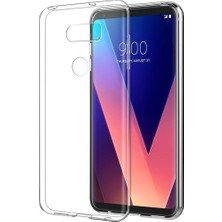 Case 4U LG V30 - V30 Plus Kılıf A+ Şeffaf Lüx Süper Yumuşak 0.3mm Ince Slim Silikon Arka Kapak