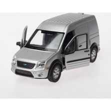 Welly 1:36 Diecast Çek-Bırak Ford Transit Connect -Gri