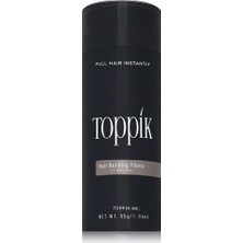 Toppik Hair Building Fibers 55 gr. Saç Fiberi Açık Kahverengi