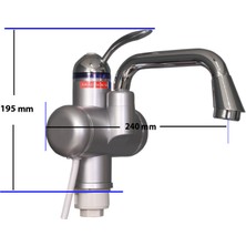 Sıcak Musluk Elektrikli Sıcak Musluk Ani Su Isıtıcı Termal Şofben Musluk