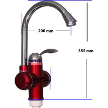 Sıcak Musluk Elektrikli Sıcak Musluk Ani Su Isıtıcı Termal Şofben Musluk