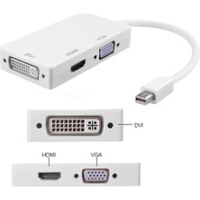 Mobitell USB Type-C To VGA/HDMI Adaptör 3in1