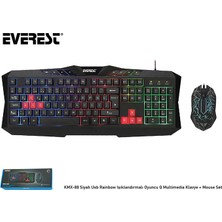 Everest GX-8838 Gaming 3 Lü Klavye Mouse Kulaklık Set