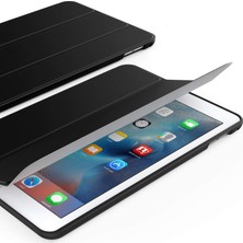 Microcase Apple iPad Mini 4 Delüx Leather Serisi Standlı Kılıf - Siyah