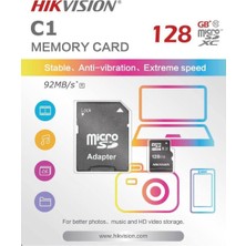 Hikvision Hs-Tf-C1 128GB Micro Sdhc Uhs-1 CLASS10