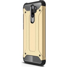 Microsonic Xiaomi Redmi Note 8 Pro Kılıf Rugged Armor Gold