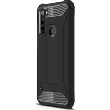 Microsonic Xiaomi Redmi Note 8 Kılıf Rugged Armor Siyah