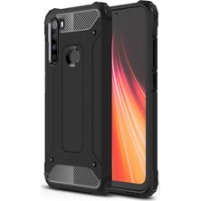 Microsonic Xiaomi Redmi Note 8 Kılıf Rugged Armor Siyah