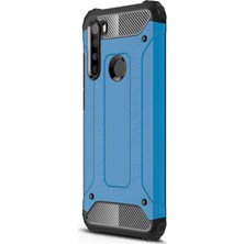 Microsonic Xiaomi Redmi Note 8 Kılıf Rugged Armor Mavi