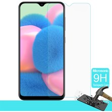 Microsonic Samsung Galaxy A30s Temperli Cam Ekran Koruyucu Şeffaf