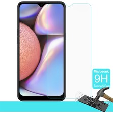 Microsonic Samsung Galaxy A10s Temperli Cam Ekran Koruyucu Şeffaf