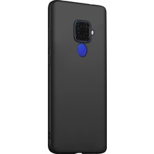 Microsonic Matte Silicone Huawei Mate 30 Lite Kılıf Siyah