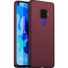 Microsonic Matte Silicone Huawei Mate 30 Lite Kılıf Mor