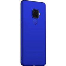 Microsonic Matte Silicone Huawei Mate 30 Lite Kılıf Mavi